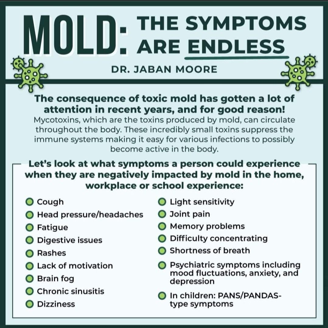 If your child has PANS/PANDAS have you checked your home for mold? Mold is especially likely if you have multiple sick kids, have experienced treatment failure, improve while away from home or have more symptoms coming home after being away. 
#PansPandas
#MoldCausesPans