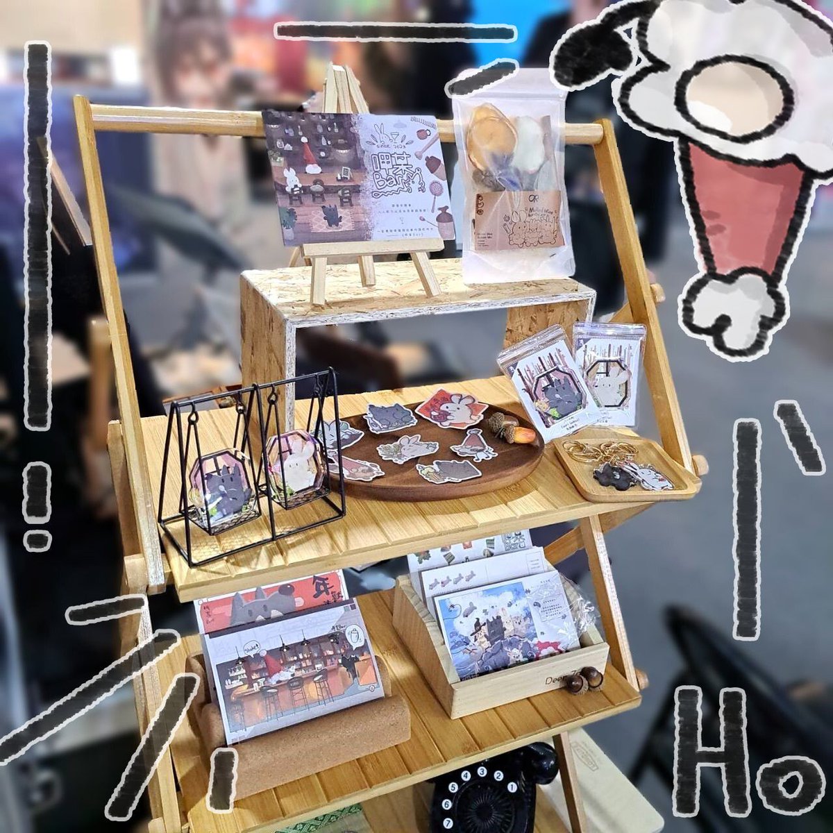 BarIslandGame's tweet photo. #TaipeiGameShow 
Grandpa's bar at Taipei Game Show is a bit smaller this time, and it's a tad colder, but the guests' enthusiasm is still high! 

A big thank you to every guest who visited BarIsland – your love for our bar has truly warmed Grandpa's heart ❤ 
#BarIsland https://t.co/Vvg1ymj0Dh