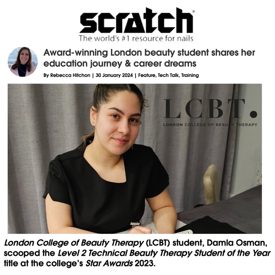 Award-winning London beauty student shares her education journey &amp; career dreams.
bit.ly/3SodZzI
lcbt.co.uk