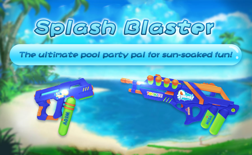 Meet the 'Splash Blaster', the ultimate pool party pal