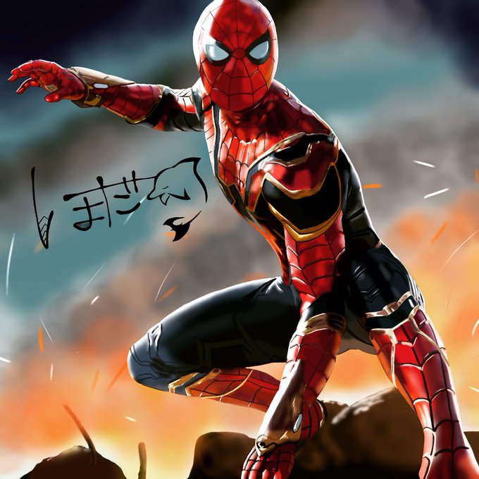 ★希少★スパイダーマン　イラスト台紙 download