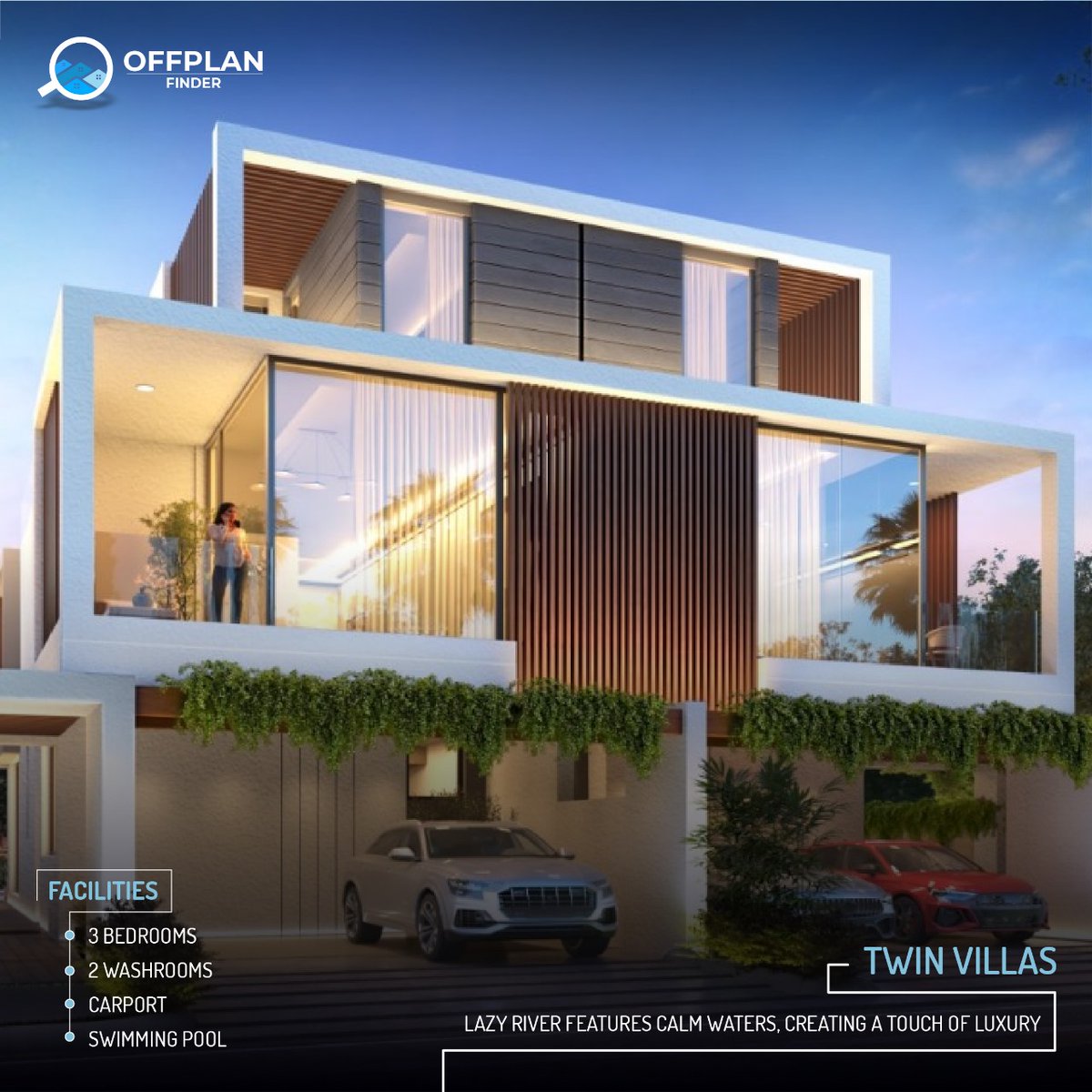 offplan_finder's tweet photo. Luxury 5-bed villa at DAMAC Hills 2's Park Greens, 5.1M sq. ft. park, Lazy River, gym, and 1% payment plan. Dubai's living is redefined.
.
Book Now:
Phone: +1 717-734-5677
E-mail: marketing@offplanfinder.com
Web: https://t.co/rHkhjUvEAA
.
#DubaiRealEstate #dubai #twinvillas https://t.co/nhEXmT8Isp