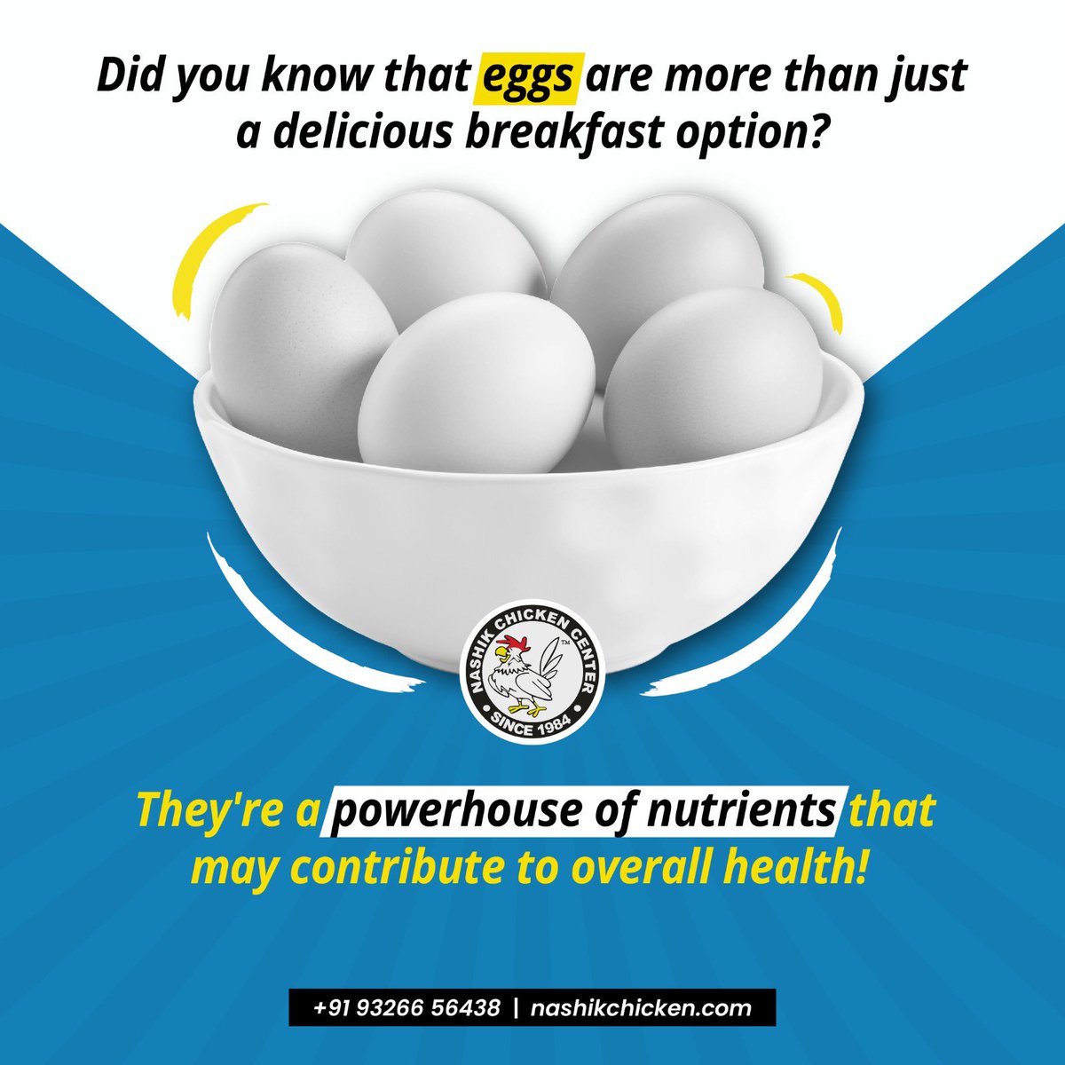 nashikchicken's tweet photo. Crack open the goodness of eggs! Explore the incredible health benefits and discover heart-friendly nutrients in every bite. ❤️🥚
Share your egg-citing recipes below! 👇🍳
#Eggcellent #HeartSmartChoices #NutrientPowerhouse #EggLoversUnite #NashikChicken https://t.co/jrXDtbidIp