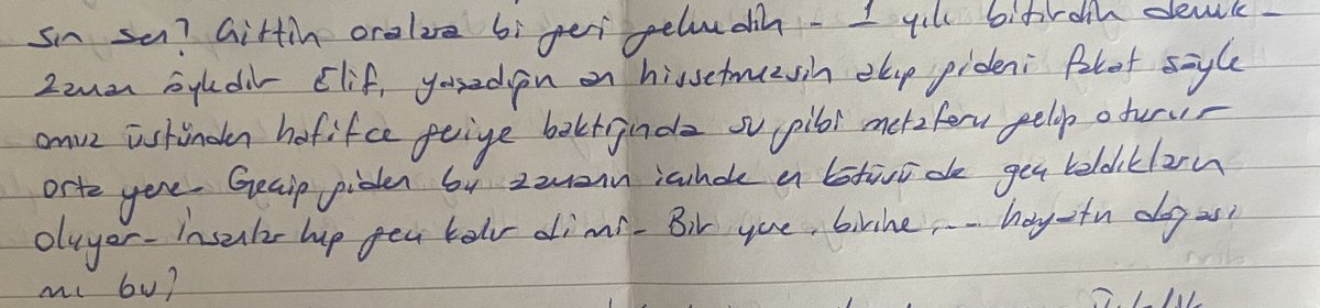 Düşündürüp güldürmeyen o mektup