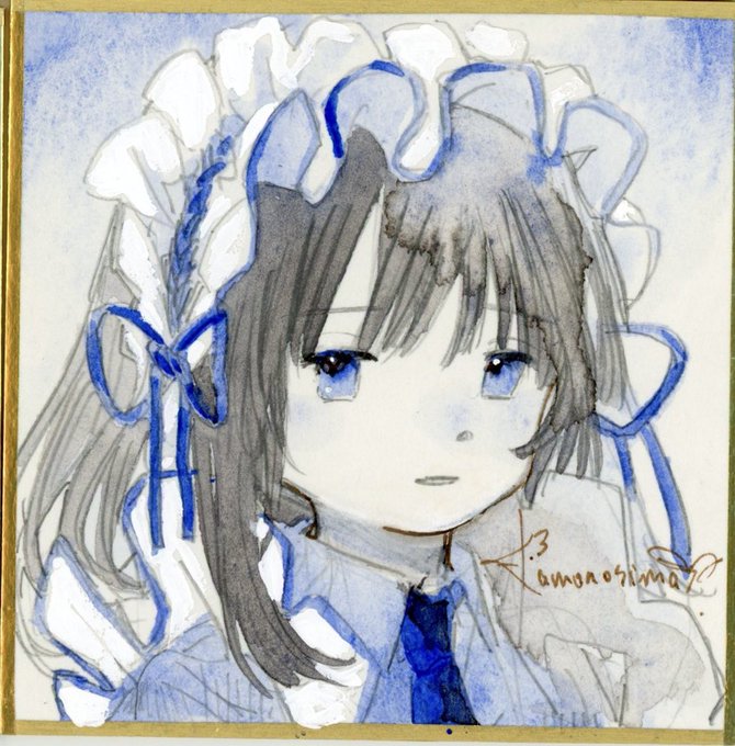 「hair ribbon shikishi」 illustration images(Latest)