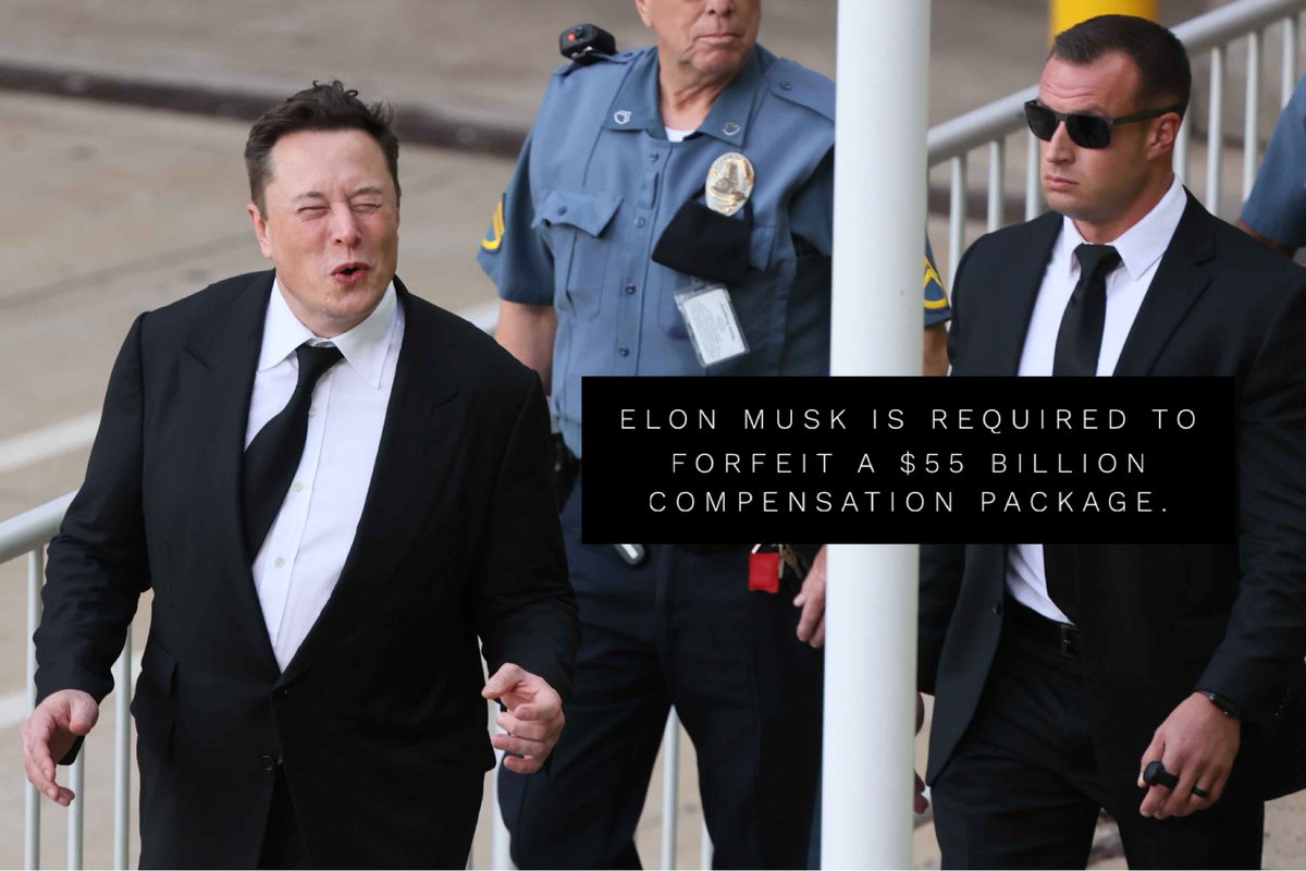 Elon Musk has been ordered by a judge in Delaware to relinquish a Tesla compensation package, valued at over $55 billion, following a shareholder lawsuit alleging breach of duties and unjust enrichment. 📸 @monsterphotoiso #ElonMusk