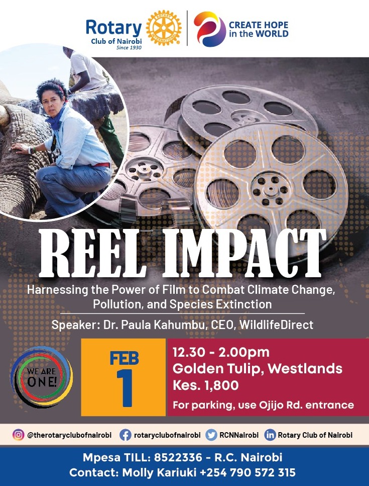Join us this Thursday for an exciting and enlightening session as we learn about harnessing the power of film to combat climate change, pollution and species extinction. 

#ReelImpact
#Filmforclimateaction
#Wildlifeconservation
#RCN@93