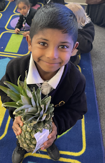 news4trinity's tweet photo. YR were learning all about South America, landmarks, culture & traditions in Brazil! Key text: ‘From My Window’ by Otavio Fevela. Give us an opportunity to think about our local community, and opened up some wonderful discussions! Then pineapple tasting!!! #LearningLovingLiving https://t.co/Izi1YMyWJZ