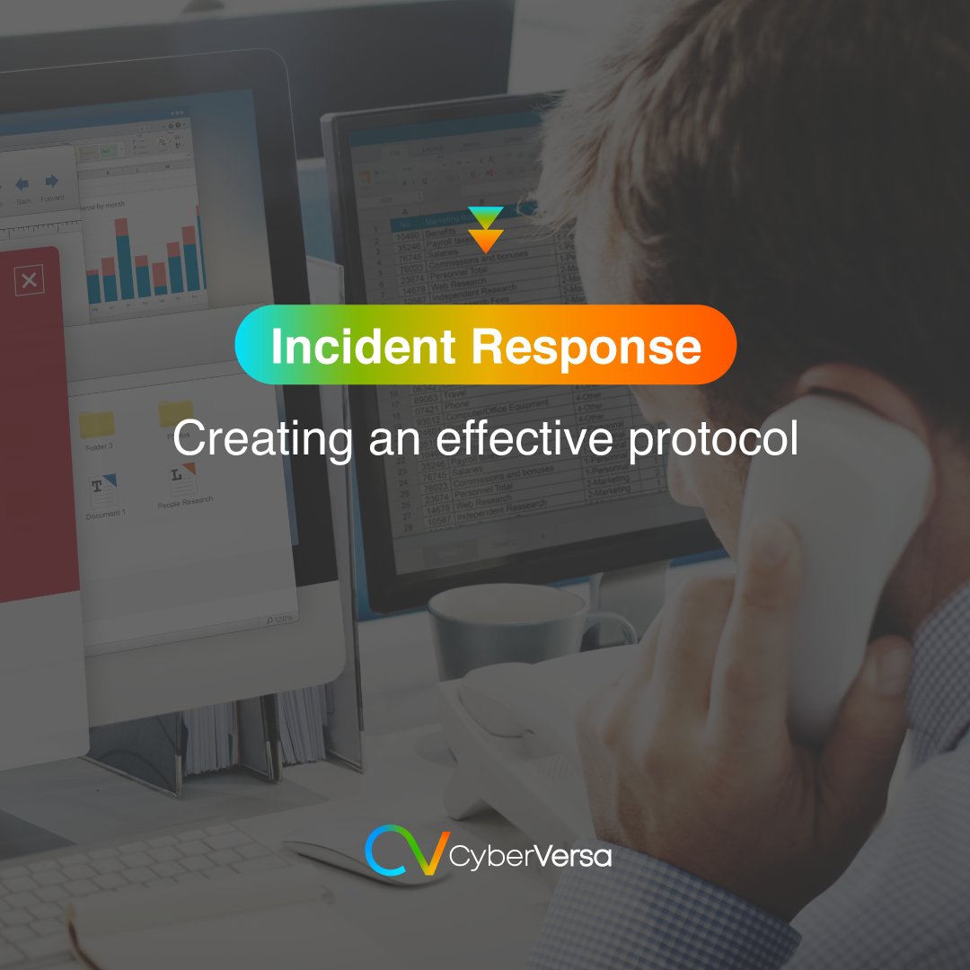 CyberVersa's tweet image. Every second counts in a cyber incident. Establish a clear and practiced incident response protocol to protect your digital assets and your company&apos;s reputation. 

Visit cyberversa.com and add cybersecurity to your company
 
#IncidentResponse #Madrid #EmergencyProtocol
