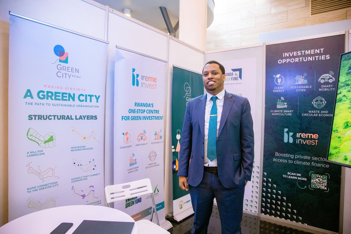 GreenFundRw's tweet photo. Visit our #RwandaGreenFund booth at the #UKRwBusinessForum today and learn more about us from our Private Sector Investment Analyst @NotTonyShyaka 

#GreenRwanda🇷🇼🌿 | #InvestinRwanda https://t.co/hNTLEvLmld