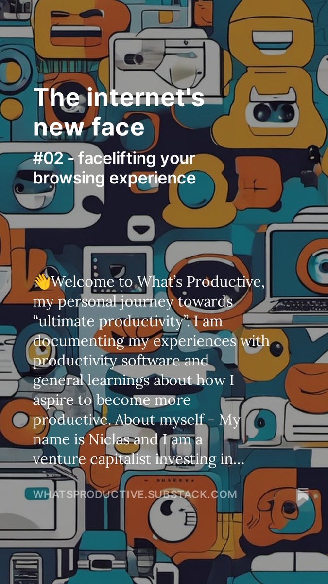 Browsers are our door to the internet and I have found the door of <a href="/browsercompany/">The Browser Company</a> named <a href="/arcinternet/">Arc</a> especially productive. So I wrote down a few thoughts and my take on web-based vs. native apps.

open.substack.com/pub/whatsprodu…