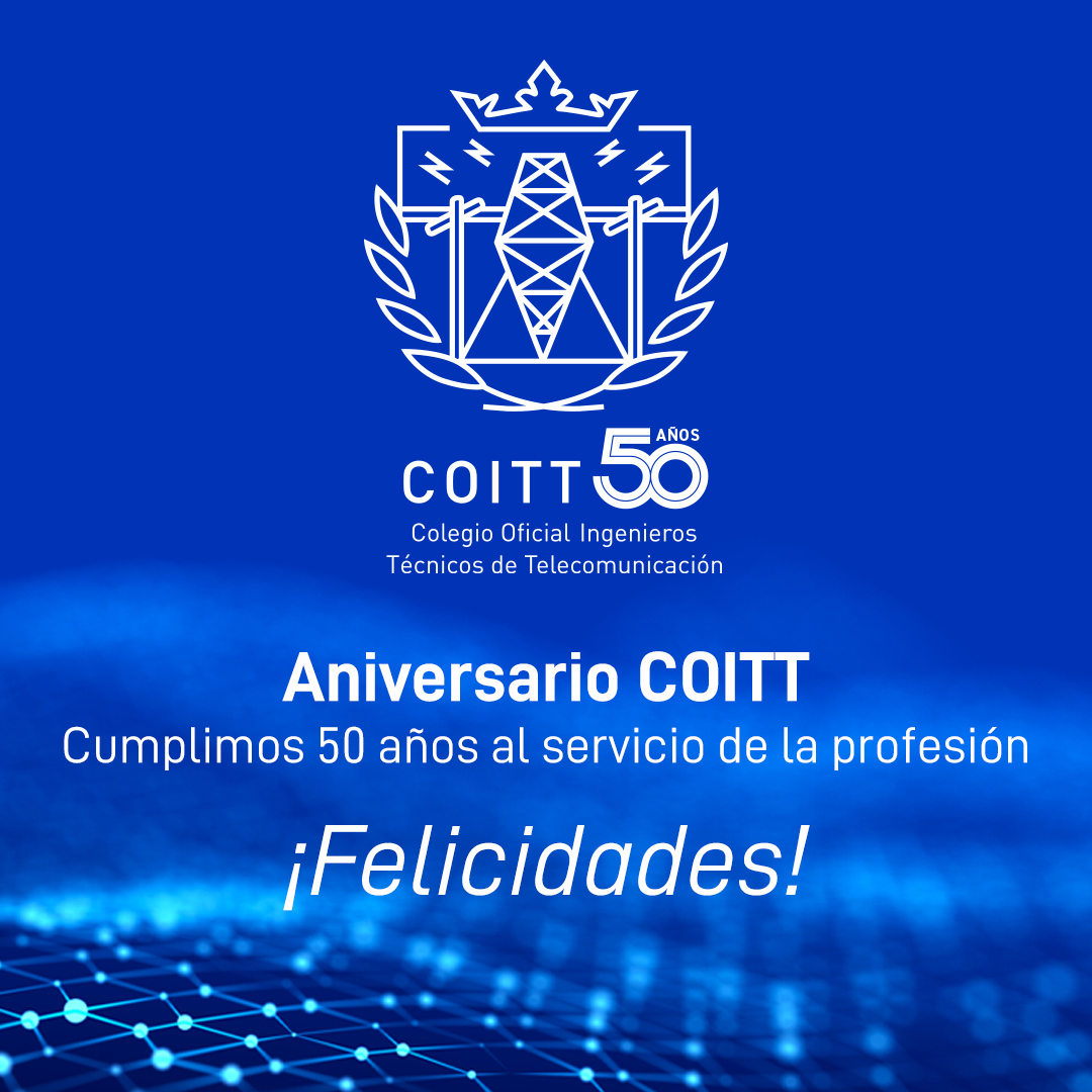 Un día como hoy hace 50 años se constituyó nuestro colegio.

Las #Telecomunicaciones han cambiado mucho desde entonces. Pero el compromiso de representar a los profesionales del sector, ejercer de guía de los jóvenes y abanderar proyectos innovadores sigue intacto.

#50AñosCOITT