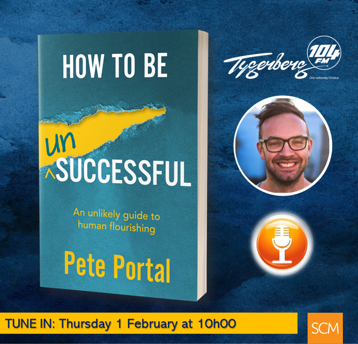 Tune in tomorrow at 10am to  @Tygerberg104FM
 Ingrid Venter -Groenewald will be chatting with Pete Portal about his new book HOW TO BE (UN)SUCCESSFUL: An Unlikely Guide to Human Flourishing, in which he takes us on a journey to explore what TRUE success looks like for Christians
