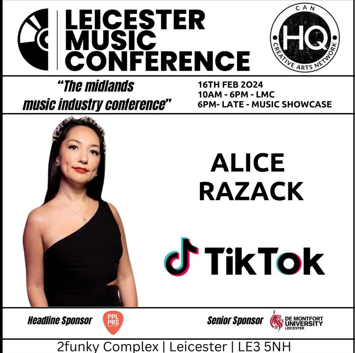 Introducing guest speaker Alice Razack! #LMC #Leicester