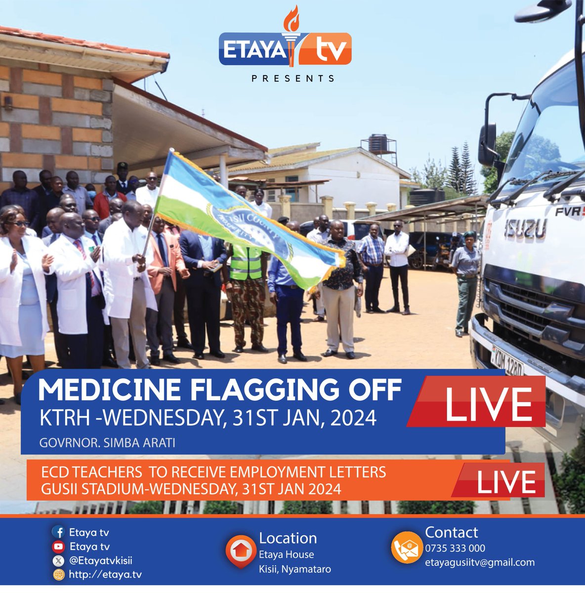EtayaTvKisii's tweet photo. LIVE STREAM

#Etayatv https://t.co/usVmjflZ1g