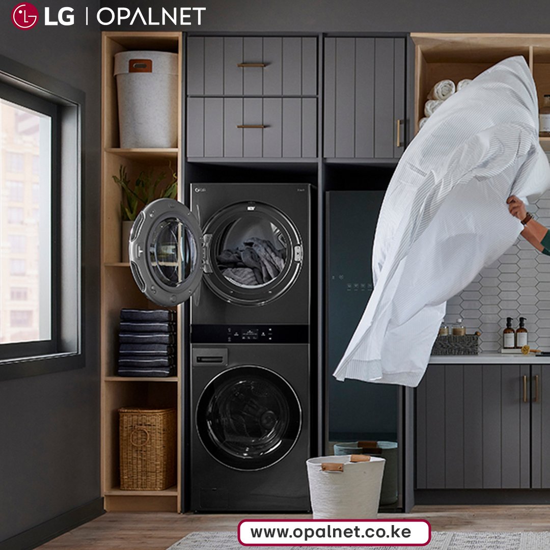 OpalnetLimited's tweet photo. As family cycles through, so do the sheets. Wash larger loads in under 30 minutes with the #LGWashTower. Call/WhatsApp 0711082811 to order. https://t.co/wwwc9RgUD1
.
.
#LG #WashTower #WashingMachine #WasherDryer #innovation #HomeAppliances #CleaningInnovation #LaundryRevolution https://t.co/verAaAXwpR