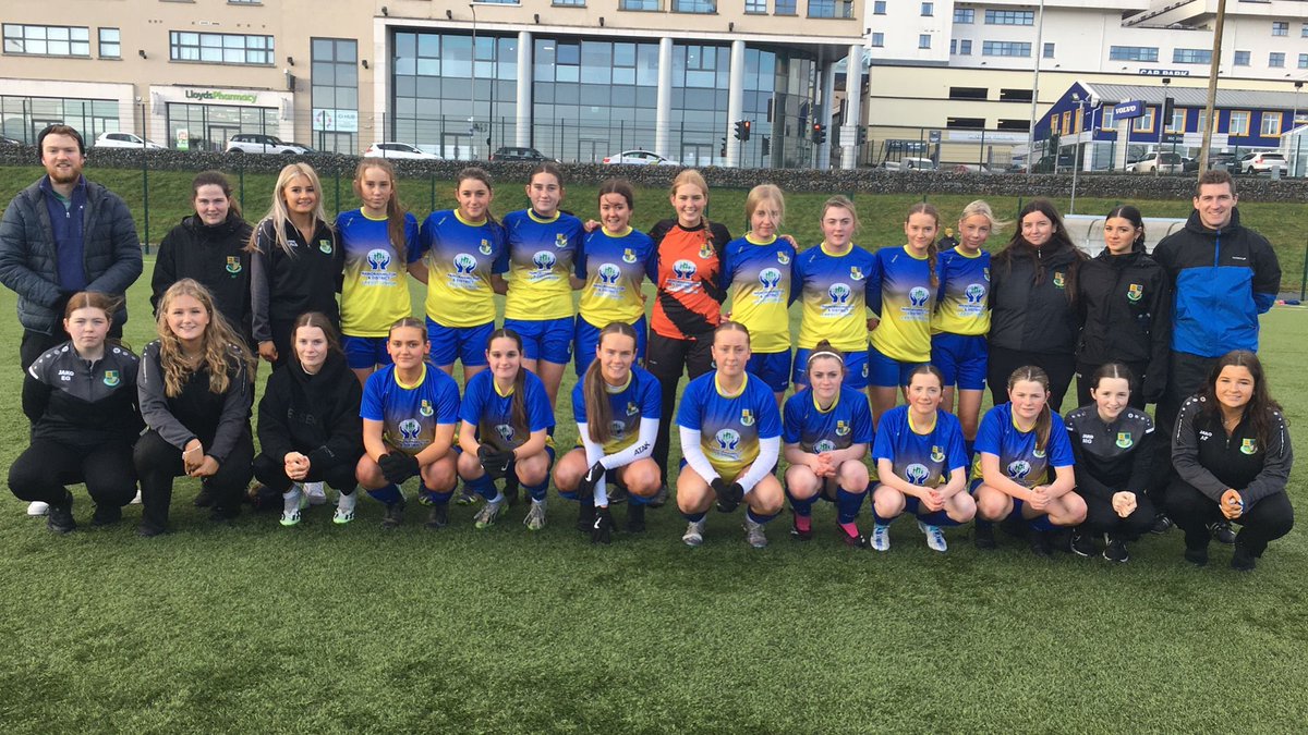 GaelsLgfa's tweet photo. The very best of luck to Cadhla Moffitt, Elsie Moffitt &amp; Sadhbh Maguire today in the All Ireland Senior B FAI Cup Final in Athlone. What a fantastic achievement for all involved in @SCCS_Manor Enjoy it girls🤞🏻💙💛🖤🧡 https://t.co/RQNcKzZupW