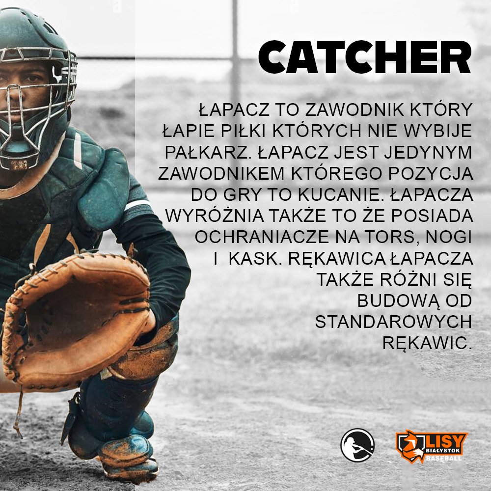 lisybia's tweet photo. Catcher - Łapacz to zawodnik który łapie piłki których nie wybije pałkarz. więcej na grafice.
#catcher #baseballcatcher #łapacz #lapacz #drużyna #ciekawostka #wiedza @baseballista #baseball #baseballpolska https://t.co/KXWF5mFECE