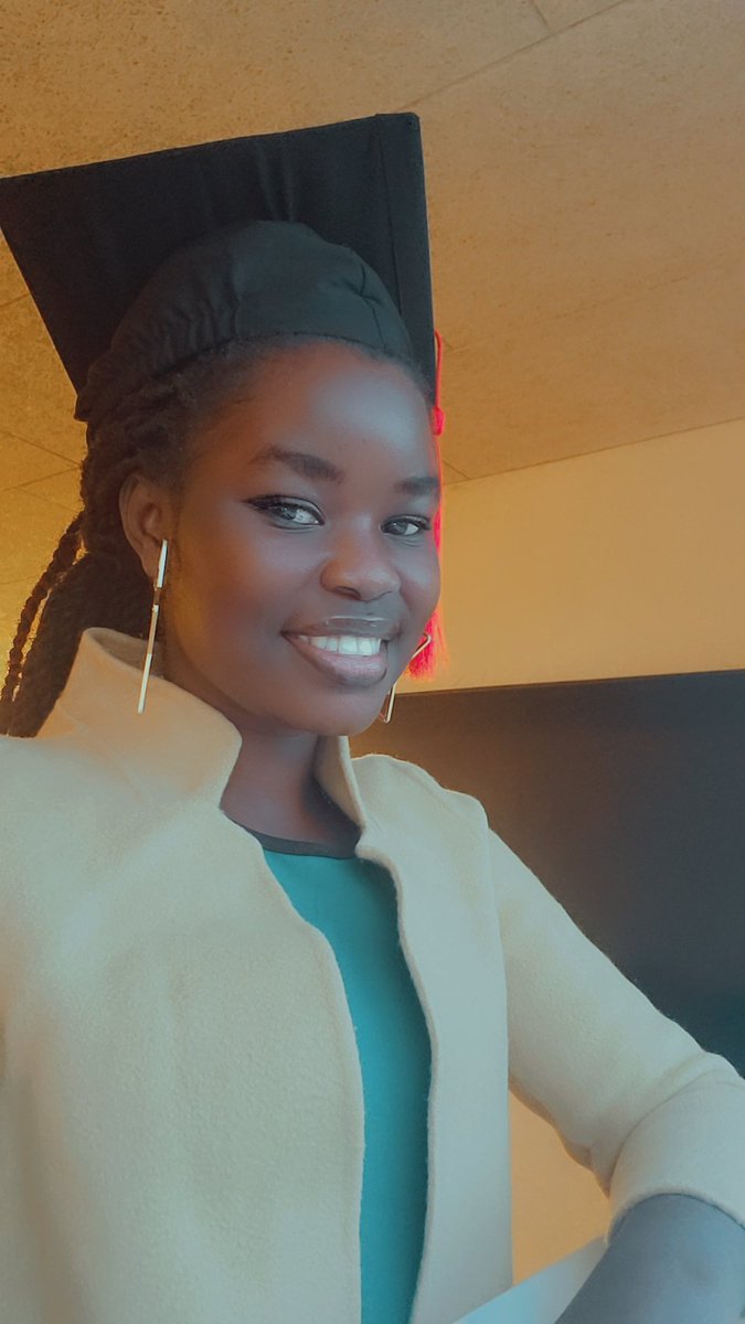 MCFMakerere's tweet photo. Meet our Scholar, Ms.Munduru Robinah, a remarkable graduate of @Makerere's #Mak74thGrad, with a 𝐅𝐢𝐫𝐬𝐭-𝐂𝐥𝐚𝐬𝐬 𝐇𝐨𝐧𝐨𝐮𝐫𝐬 Degree of BSc in Agriculture. She is an enthusiastic young female agricultural scientist and passionate about creativity, innovation, &amp; leadership. https://t.co/GXCIV4UYwU