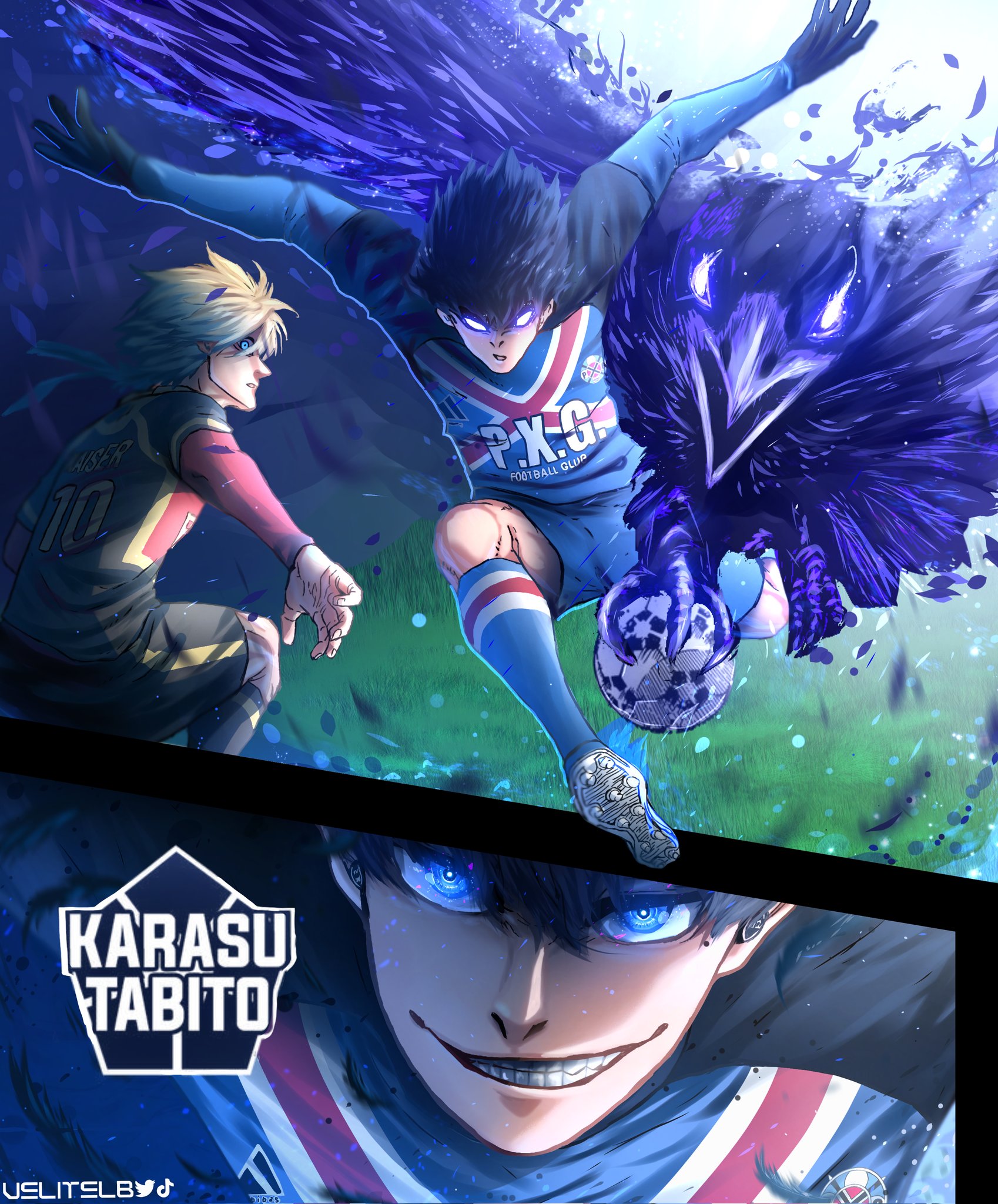 Uelitelb 📿 no X: "Karasu Tabito the Crow Assassin 🤠 #Bluelock #マンガ #Tabito https://t.co/cSbPgQJW68" / X