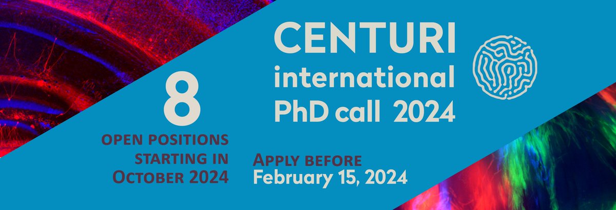 CENTURI 2024 #PhD call! 📣
Among our projects: Cilia-powered 3D flow patterns on Xenopus embryo
⏰Applications until February 15
➡️centuri-livingsystems.org/recruitment/
 #interdisciplinarity #call #phd #job
