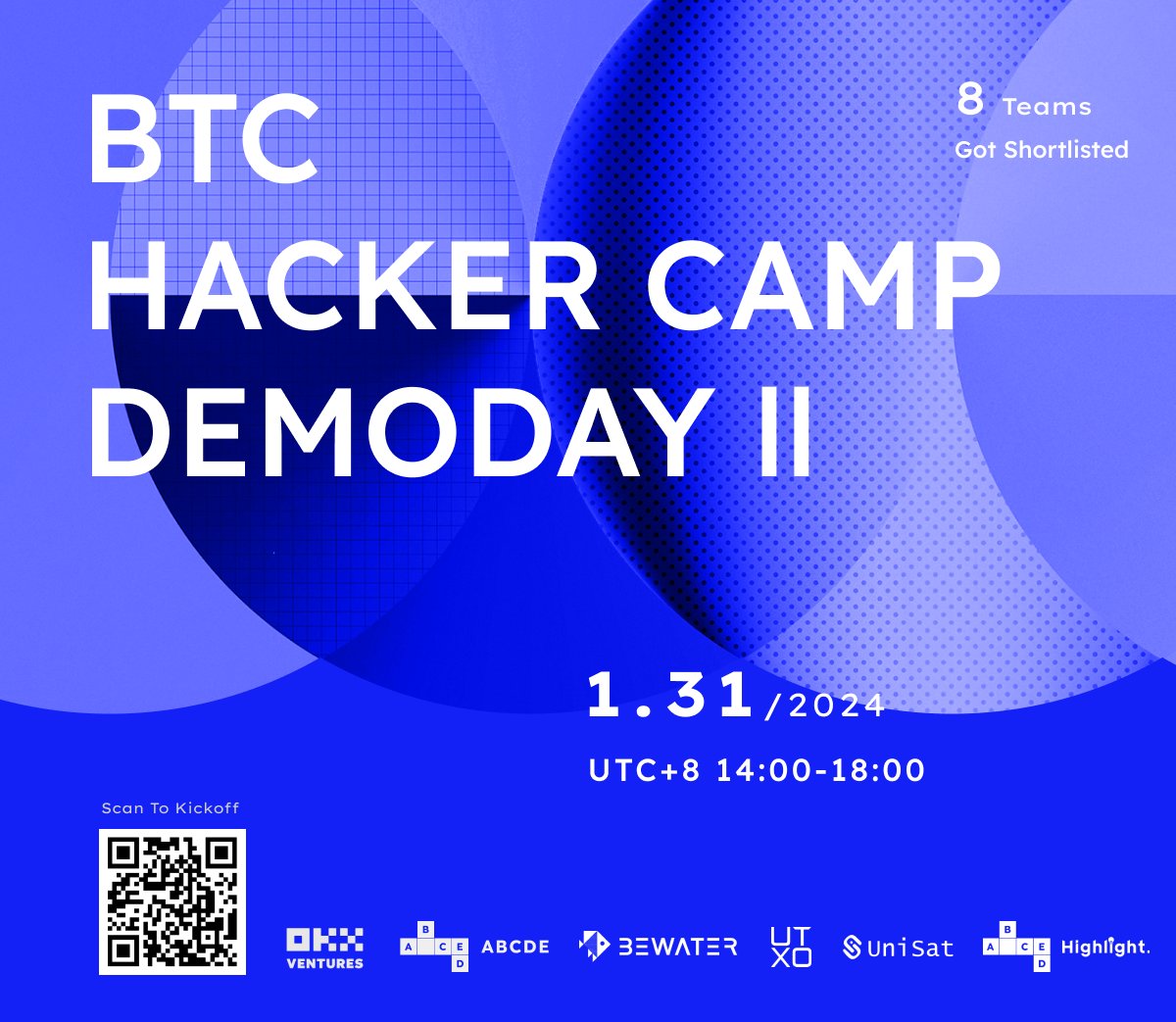 Big shout out to all the teams rocking our 2nd BTC Demo Day! ✨The demos today were absolutely fantastic.

Thank you for tuning in! 😊 ABCDE is dedicated to supporting all BTC builders. If you have any new ideas, let's chat!

<a href="/bitlynxoffcial/">BitLynx</a>
@zkSatX
<a href="/BitLayerLabs/">Bitlayer</a>
<a href="/mercurylayer/">Mercury Layer</a>