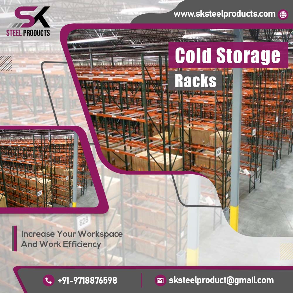 sksteelpro's tweet image. 𝐂𝐨𝐥𝐝 𝐒𝐭𝐨𝐫𝐚𝐠𝐞 𝐑𝐚𝐜𝐤𝐬: Increase Your Workspace &amp;amp;  Work Efficiency😉

🛒Order Your Cold Storage Rack Now!
📲: +91-9718876598
🌐: sksteelproducts.com
📧: sksteelproduct@gmail.com

#coldstorageracks #coldstorageracksmanufacturers #coldstoragerackssuppliers