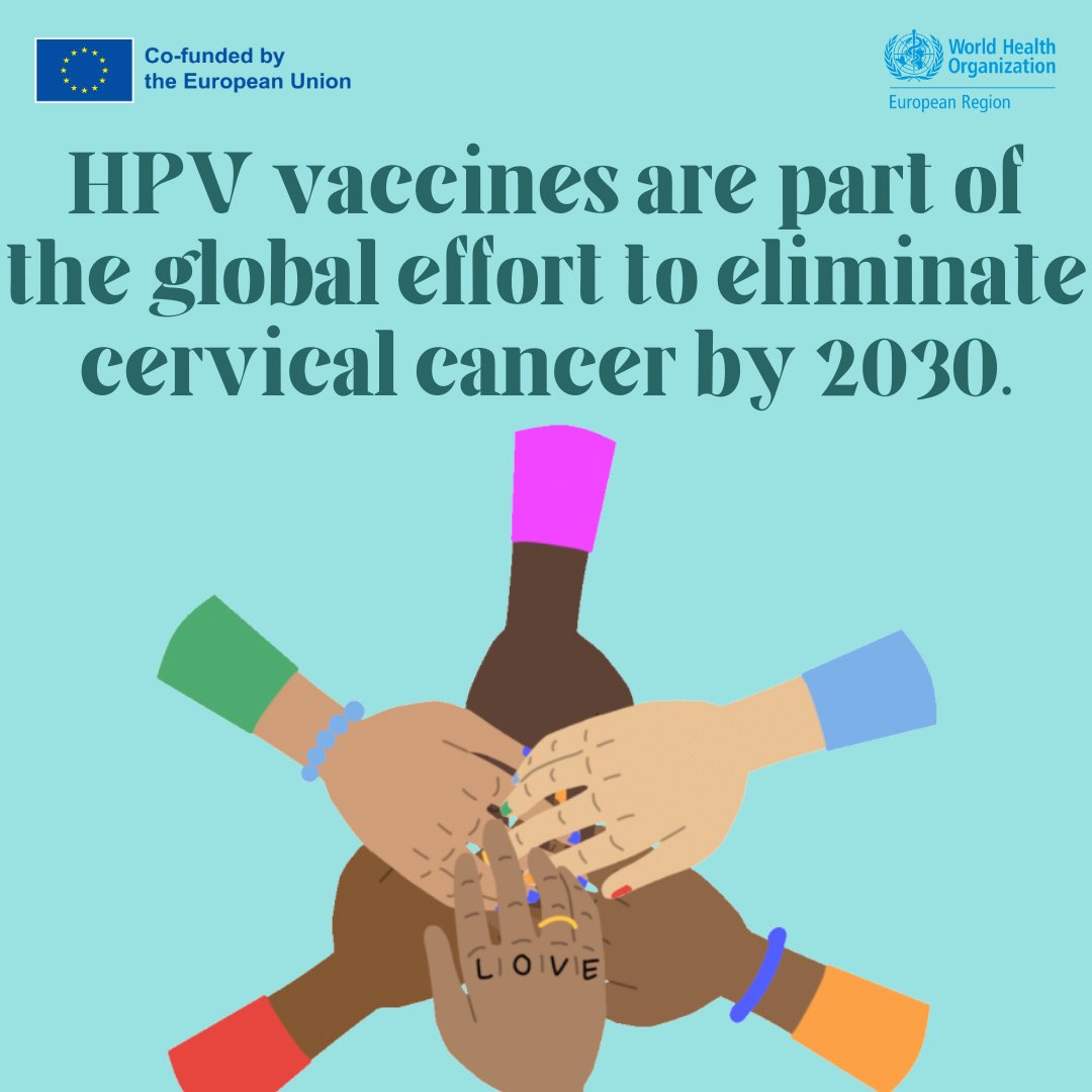 #DYK that cervical cancer is preventable, yet still one of the most common cancers among women? Help spread the message. Remind friends & family that we have the tools to eliminate #CervicalCancer. ✅ Get informed ✅ Get #vaccinated (age 9-14) ✅ Get screened (from age 30)