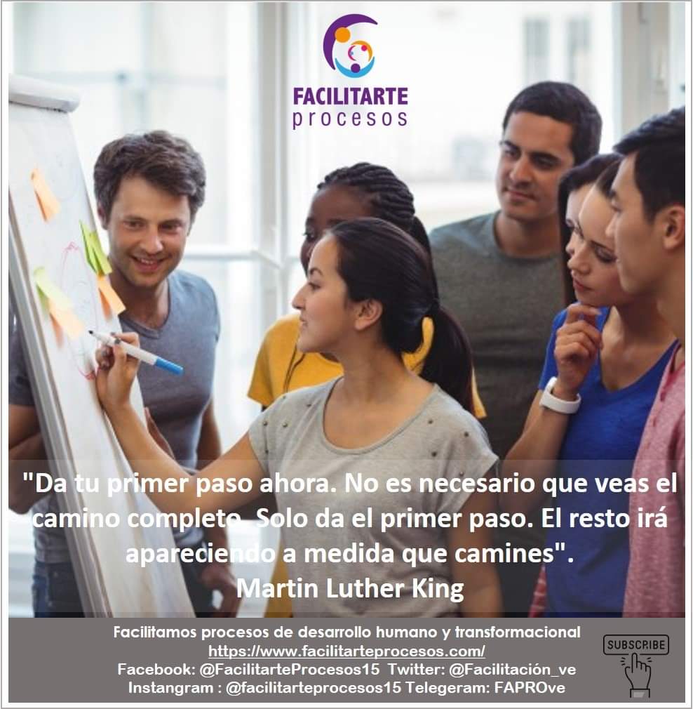 El año 2024 avanza con intensidad. Ya estamos casi en el inicio de febrero. Las propuestas y las metas propuestas al inicio del año, laten en nuestros corazones. Es tiempo de avanzar, da el primer paso, el camino aparecerá.
*
#FacilitarteProcesos  
#Facilitacion