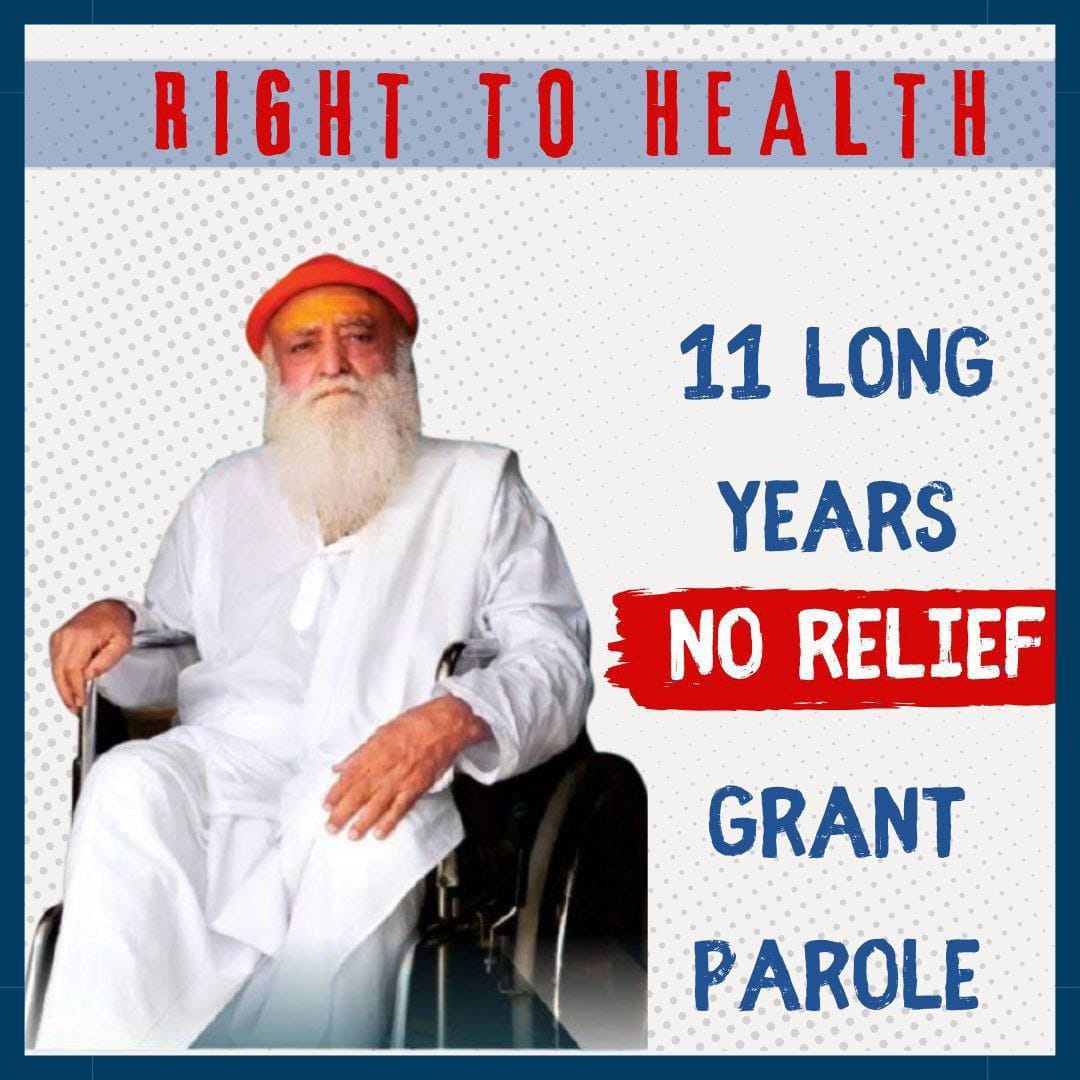 MaheshB73007562's tweet image. Sant Shri Asharamji Bapu भारत देश की जहां कैसी कानून व्यवस्था है जहां एक निर्दोष संत को #BasicHumanRight तक नहीं दिए जा रहे हैं वहीं दूसरी ओर अपराधियों को जमानत मिल रही है। बापूजी को उनकी इच्छा अनुसार Proper Medical Treatment की अनुमति अवश्य मिलनी चाहिए।
Injustice Prevails