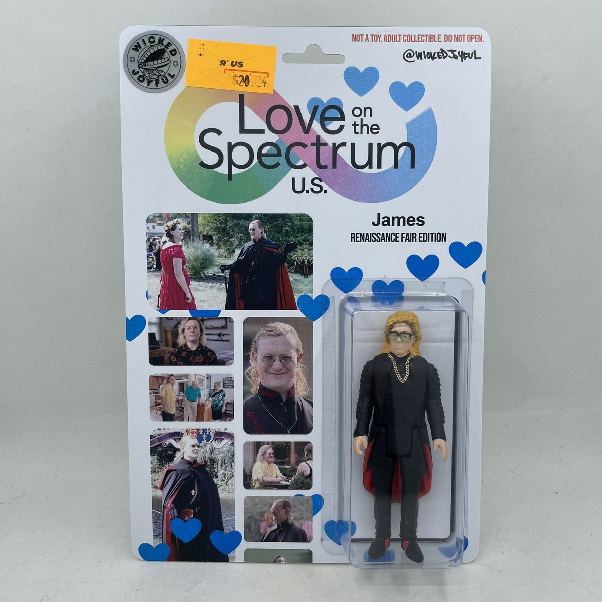 I made this custom action figure of James from <a href="/netflix/">Netflix</a> #LoveOnTheSpectrum ✌️😎