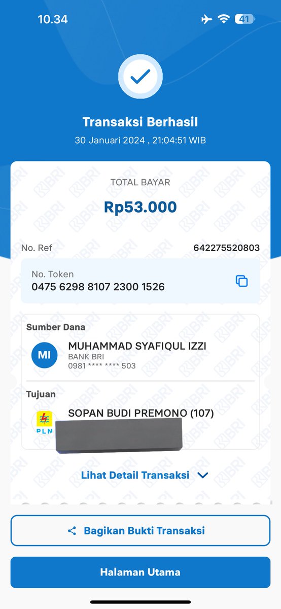 ardiom31's tweet photo. #FyiFreen sudah update BRImo @BANKBRI_ID belum nih? Mau beli token listrik dimana yaa?? 
UI baru sangat rapih banget, ada di tagihan terus pilih listrik aja deh! Sekeren itu sih BRImo sekarang✨ https://t.co/h5m4hOA01S