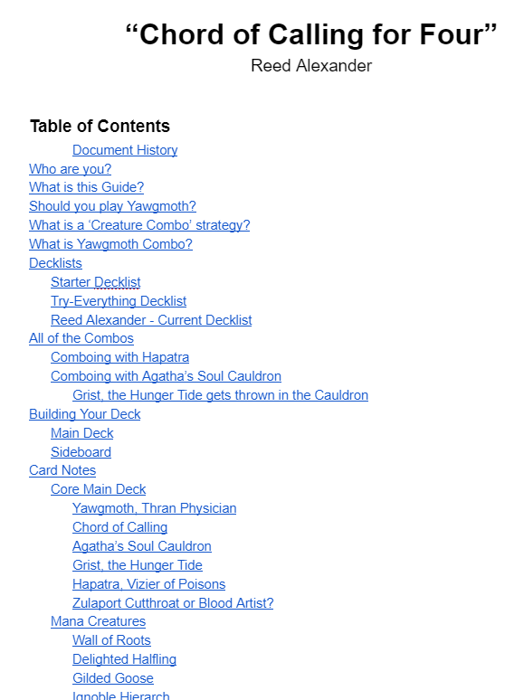 iReedMinds's tweet photo. Yawgmoth Primer is now available.

40+ Pages, 12500+ Words. 

This will be available for free after the Denver RC, and will be updated regularly as long as I continue to play Yawgmoth regularly. 

If you want access before the Denver RC, it is available for $10, DM me for details https://t.co/uU9tRjeQzr