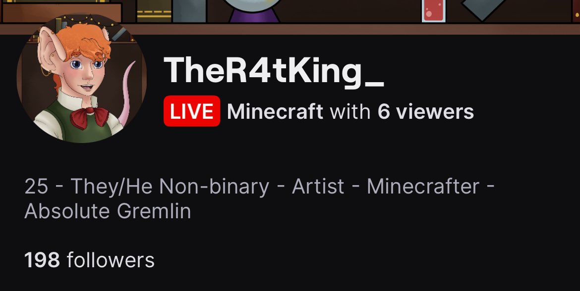 The_R4t_King's tweet photo. Only two away! I’m live rn streaming until I hit 200! 

https://t.co/SvXPDAr2Qr https://t.co/ZF22m4qqyf