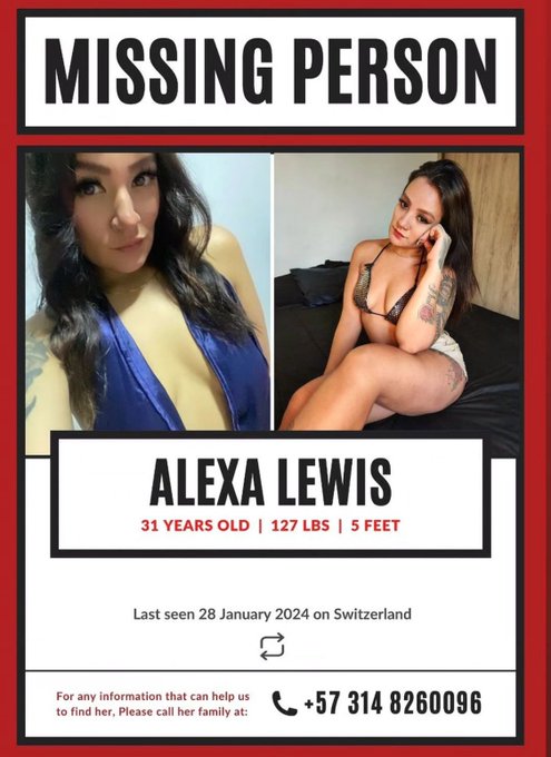 According to her daughter @Alexalewishard hasn&rsquo;t answered her messages days ago. She was on a trip at<a class="tags" target="_blank" title="On Twitter" href="/?out=eyJ0eXAiOiJKV1QiLCJhbGciOiJIUzUxMiJ9.eyJpYXQiOjE3MjQ2NDUyMTYsImlzcyI6InR3cG9ybnN0YXJzLmNvbSIsIm5iZiI6MTcyNDY0NTIxNiwiZXhwIjoxNzU2MTgxMjE2LCJyZWRpcmVjdF91cmwiOiJodHRwczovL3R3aXR0ZXIuY29tL0FsZXhhbGV3aXNoYXJkIn0.jFXAvizSkQmdtTnO5SOFiLYe8mRba4YWAmHFuYRbrd4Ok3rmOjIYgUaHnkxob-abYDNHYNjyocKRpx8tZxGUOA">@Alexalewishard</a><a href="/tag/latina"class="tags"><span>#latina</span></a><a href="/tag/teen"class="tags"><span>#teen</span></a><a href="/tag/ass"class="tags"><span>#ass</span></a><a href="/tag/anal"class="tags"><span>#anal</span></a><a href="/tag/petite"class="tags"><span>#petite</span></a><a href="/tag/bigass"class="tags"><span>#bigass</span></a><a href="/tag/bigbutt"class="tags"><span>#bigbutt</span></a>