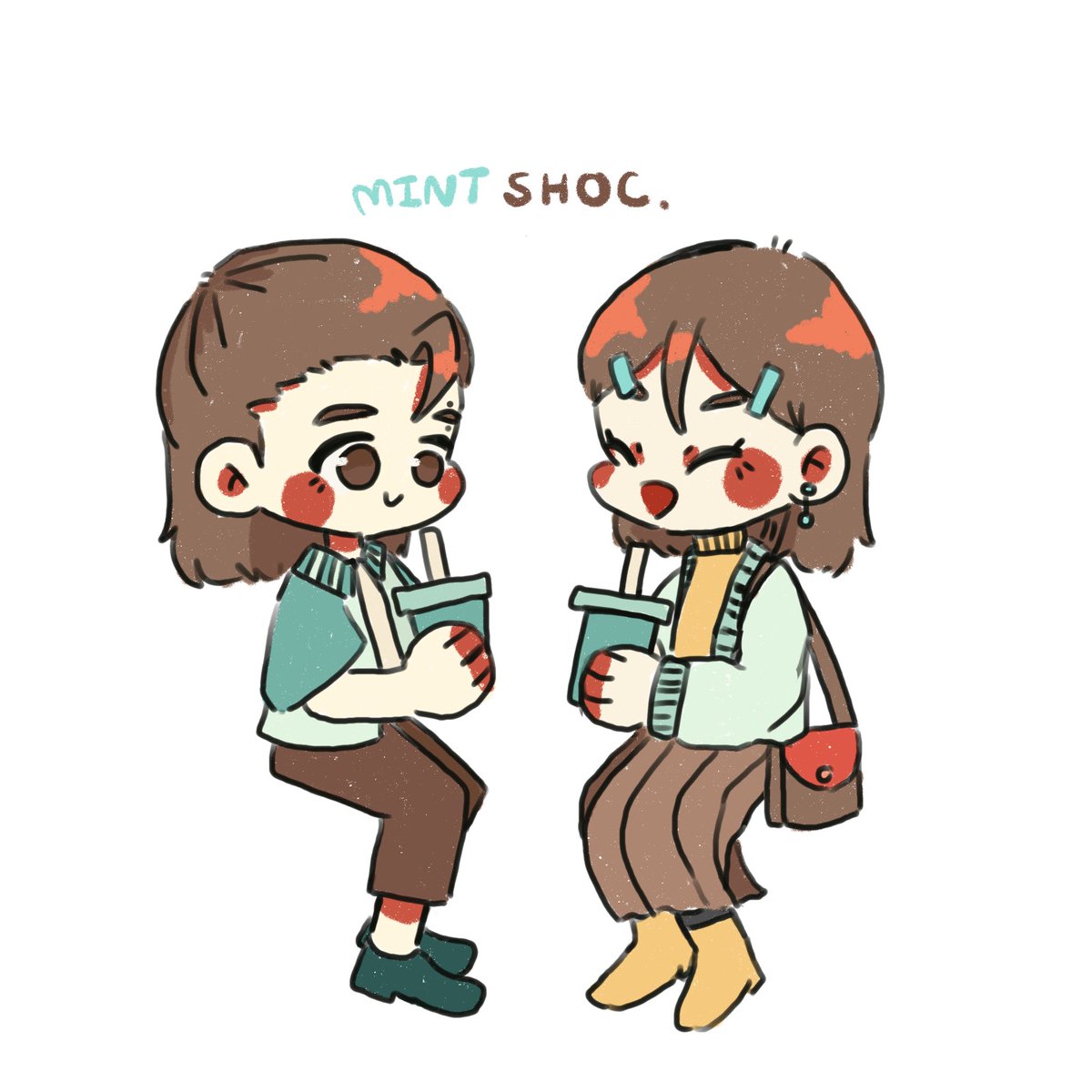 Mika_CSK's tweet photo. [ Fiori café with @CSK_NKMikoto ]

กลิ่นหอมกรุ่นของช็อกโกแลตมิ้นต์ลอยอยู่ในอากาศ 🍫🍃

“ช็อกมิ้นต์ของมิโคโตะซัง อร่อยมาก ๆ เลยค่ะ ~”

(ไม่มีใครมาบอมผมแล้วเดินออกไปเฉย ๆ ได้ !😔🫳 ) https://t.co/KxfBfTm6Jx