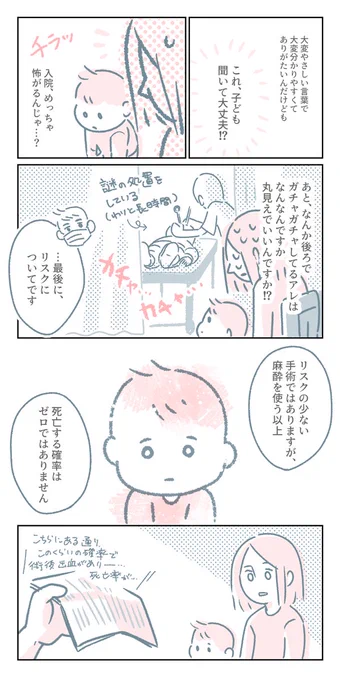 【3歳児、いびきがきっかけでアデノイド切除手術をした話】手術決断編14
#漫画 #アデノイド 