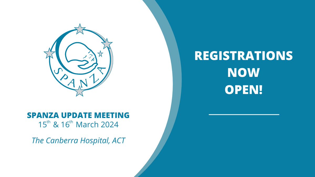 Registrations for the SPANZA Update Meeting 2024 are now open. The meeting will take place at the Canberra Hospital on Sat 16th of March, with the EPIC Course, Anaphylaxis Workshop & PAED Resus (ALPS) Refresher Workshop taking place on Fri 15th of March tinyurl.com/spanzaupdateme…