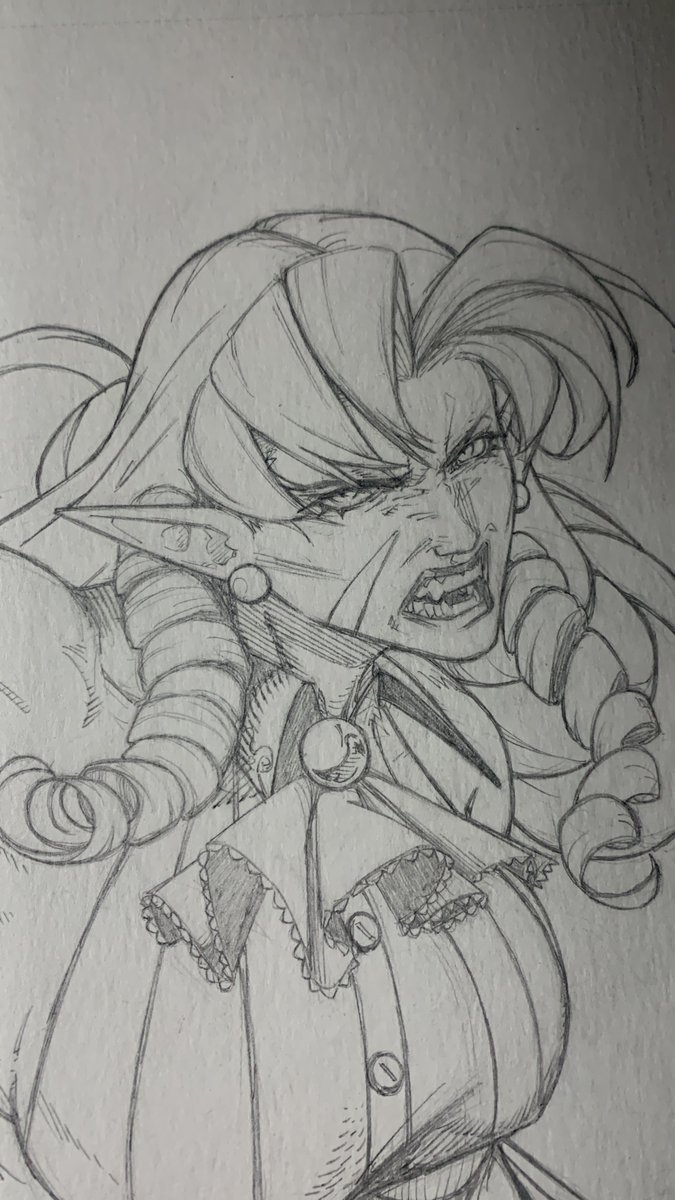I love drawing angry women