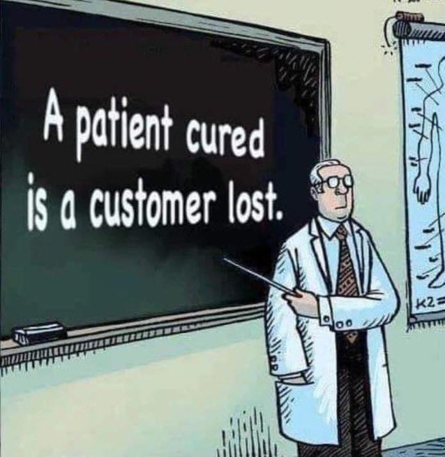 Truth! We believe learning to heal yourself through natural whole foods is a revolutionary act against the medical-industrial complex. A system that's focused on financial rewards, not helping people heal.