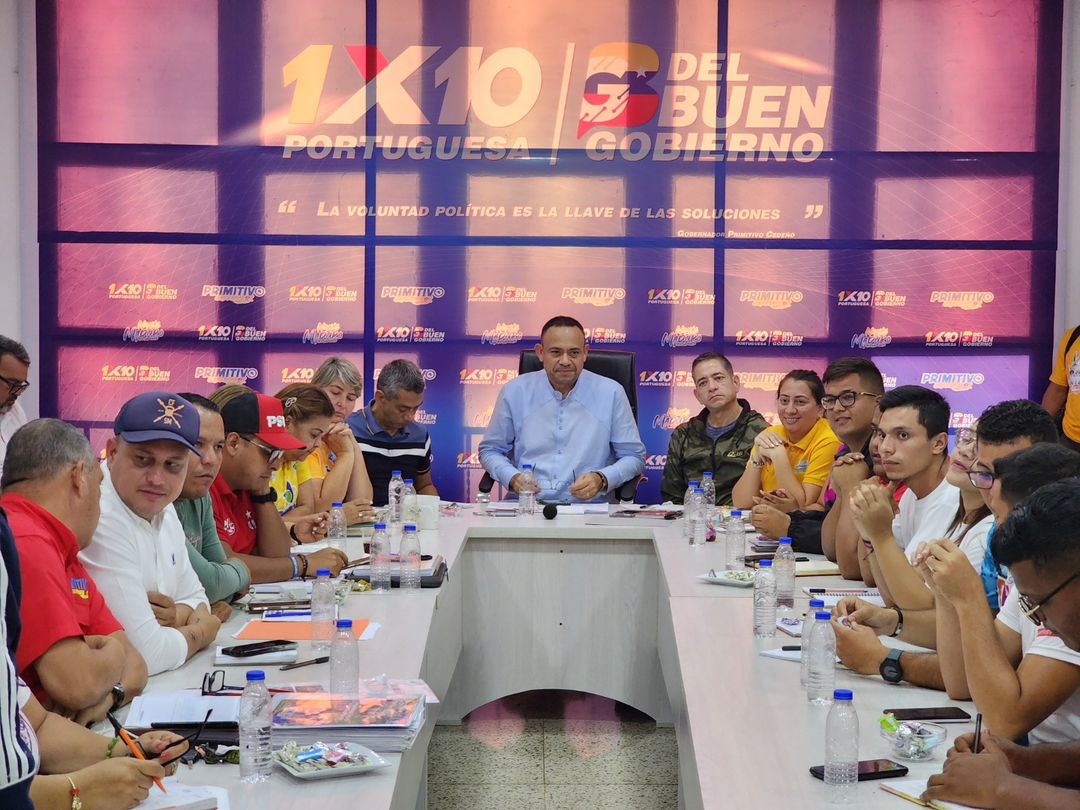 Sostenemos importante reunión ampliada de nuestros equipos Psuv y Jpsuv Portuguesa, encabezada por nuestra enlace nacional, Dip. Blanca Eekhout y el jefe político del estado, gob. Primitivo Cedeño.

¡Organizar, Unir y Sumar para Triunfar!

#7TFórmulaVictoriosa