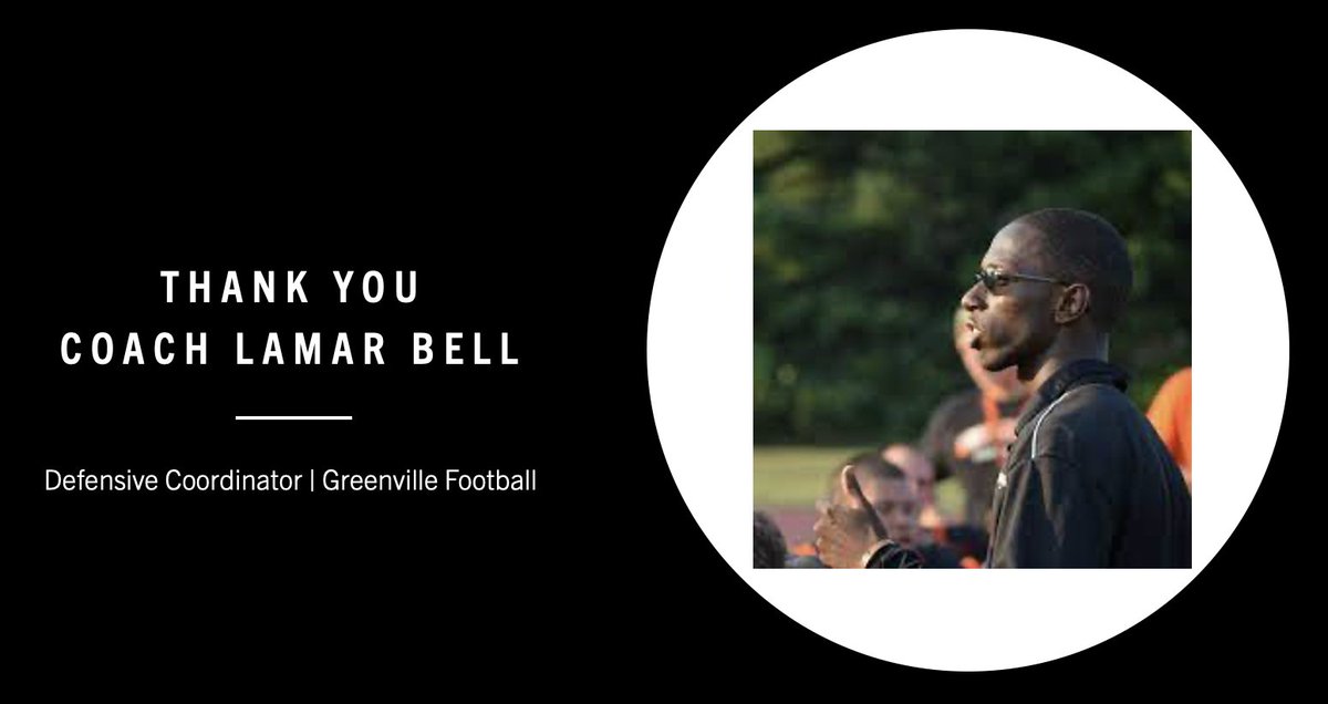 Thank you, @CoachLBell, for 9 years of service to the Greenville Football program. EMAPNation wishes you the best in your new coaching role!