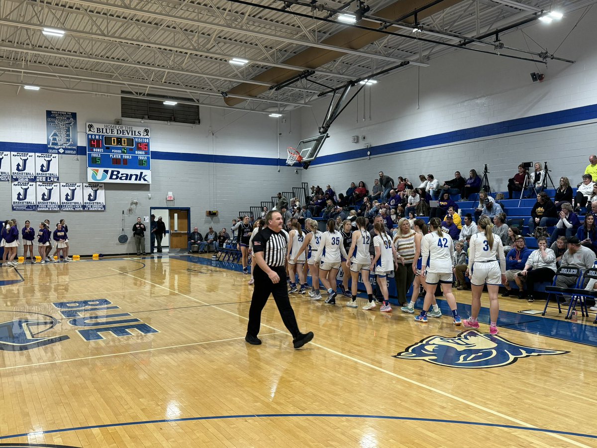 The Jellico Blue Devils defeated Oliver Springs 88-71 tonight at home. The scoreboard is not correct in that picture. The Lady Blue Devils lost to Oliver Springs 46-41. <a href="/lafollettepress/">LaFollette Press</a>