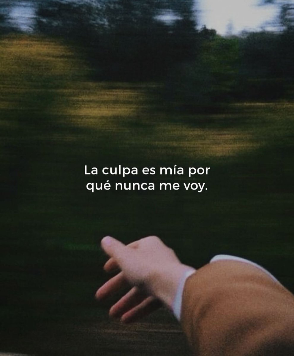 tenemos que aprender a dejar ir.