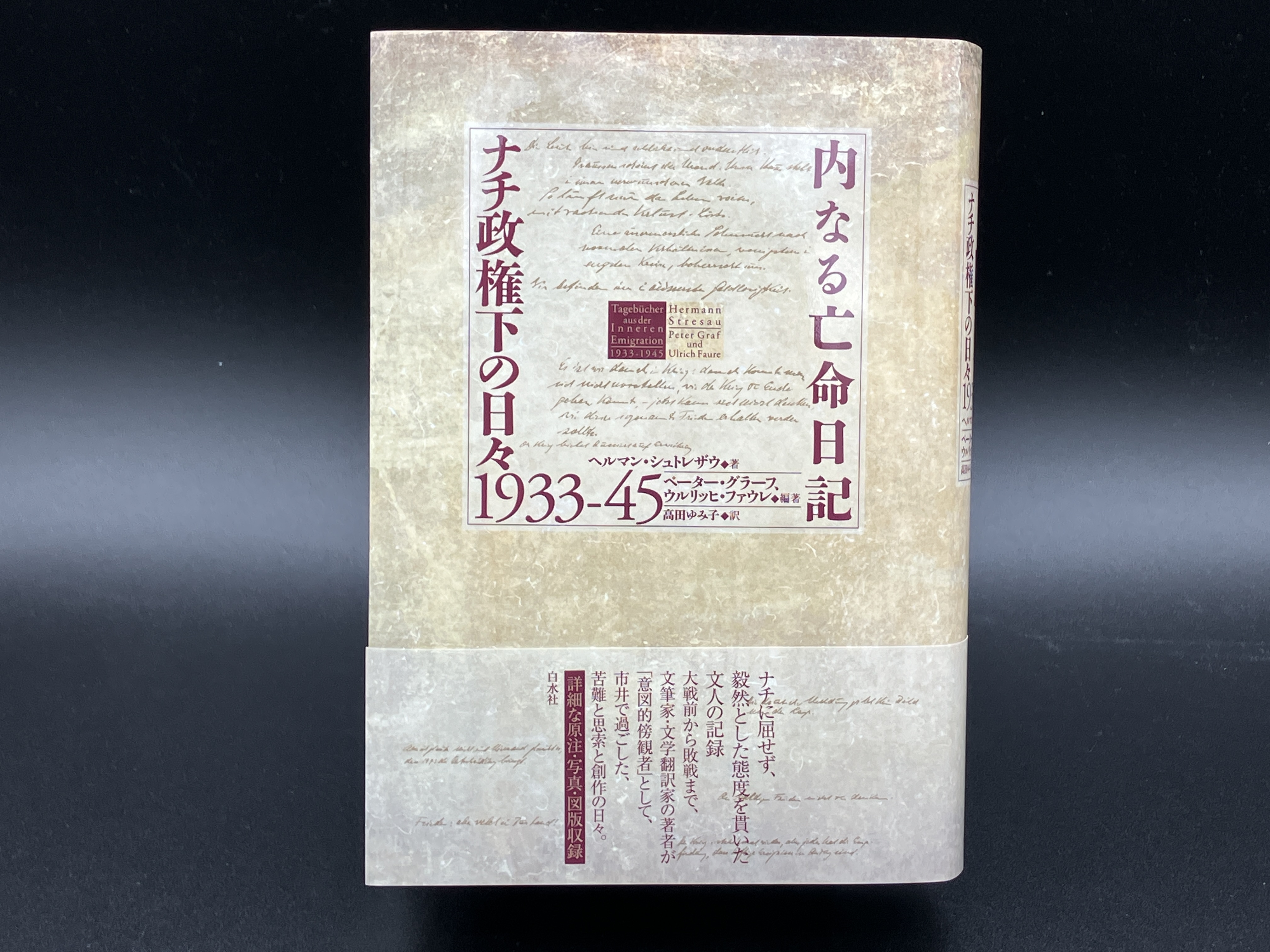 内なる亡命日記 ナチ政権下の日々1933-45 ヘルマン・シュトレザウ 内なる亡命日記 ナチ政権下の日々1933-45 | ヘルマン