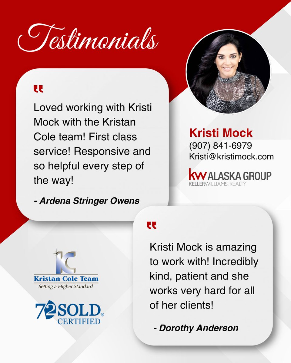 KristanColeTeam's tweet image. First class all the way with Kristi Mock!

Need help? Partner up with the best realtor.

#ClientLove #TopRealtor #FirstClassService #RealEstateSuccess #ClientSatisfaction #RealtorGoals #ExcellentService #TopNotchRealtor