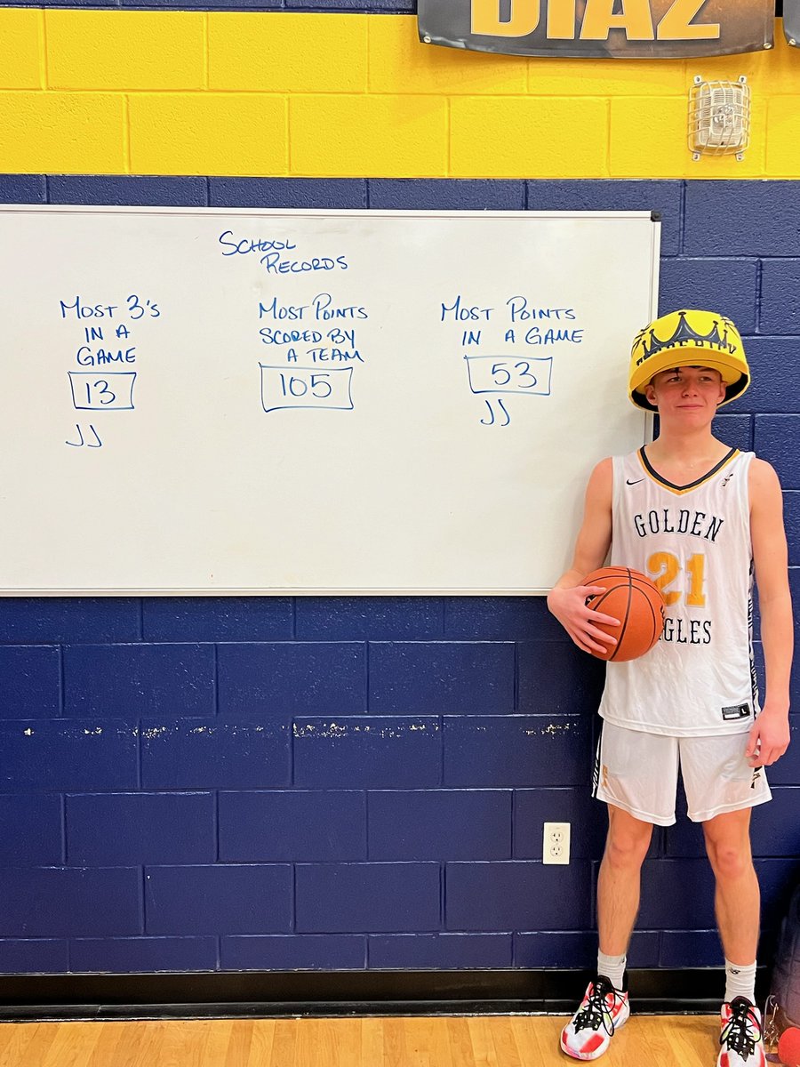 JJ Strojinc of <a href="/FrederickBoysBB/">Frederick Boys Basketball</a> (absurdly) hit 13 3s tonight en route to 53 points against Northridge

<a href="/BoCoPreps/">BoCoPreps</a> <a href="/BrentWNew/">Brent W. New</a>