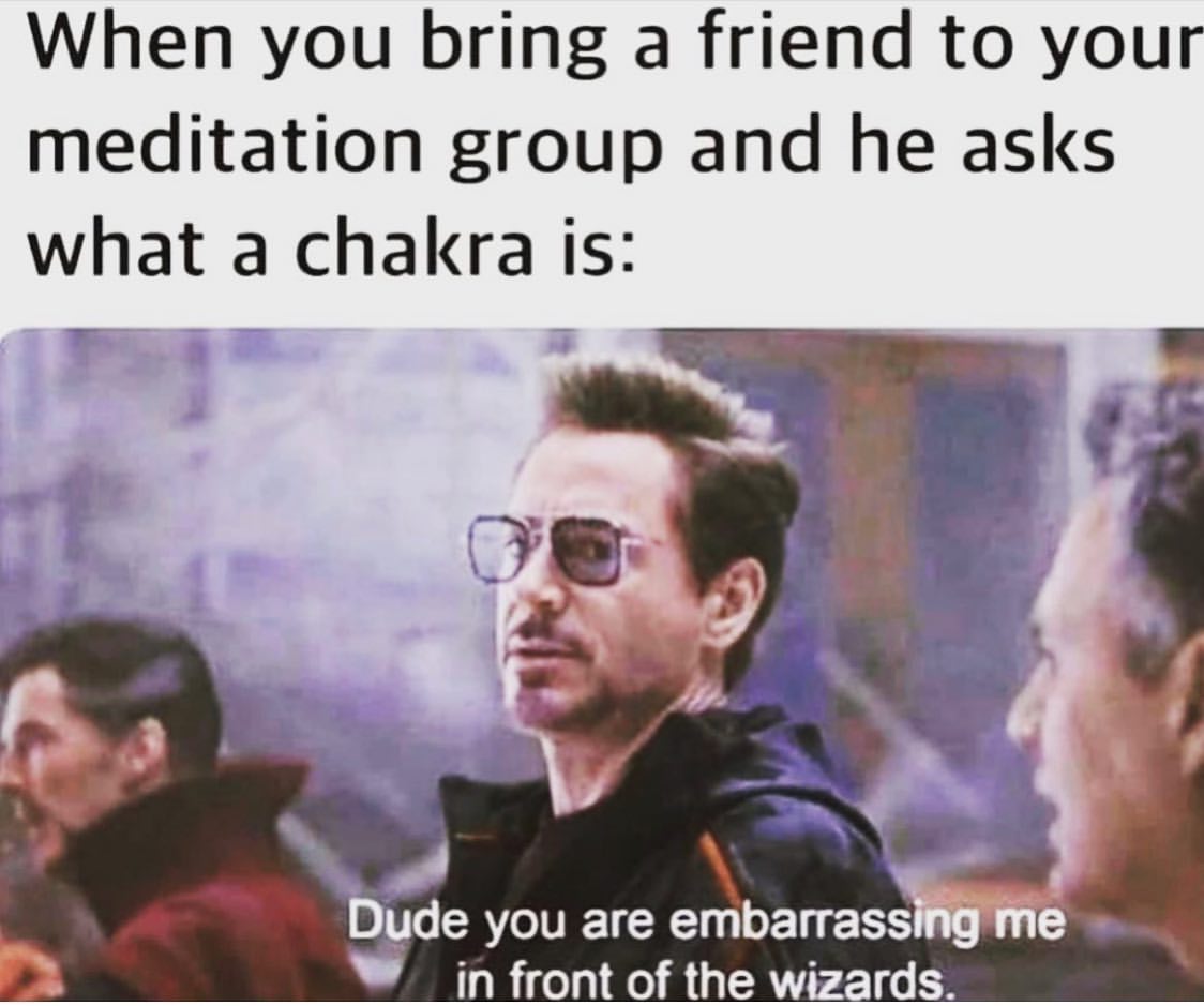 'I was meditating so hard the other day I pulled a chakra!'
😅

Follow IG:  👉 @journeys_into_past_lives  for daily spiritual posts🌠

#abundancenow #distancehealing #shamanicjourney #meditationiskey #energyreading #jalaluddinrumi #soulmission #spiritualityquotes