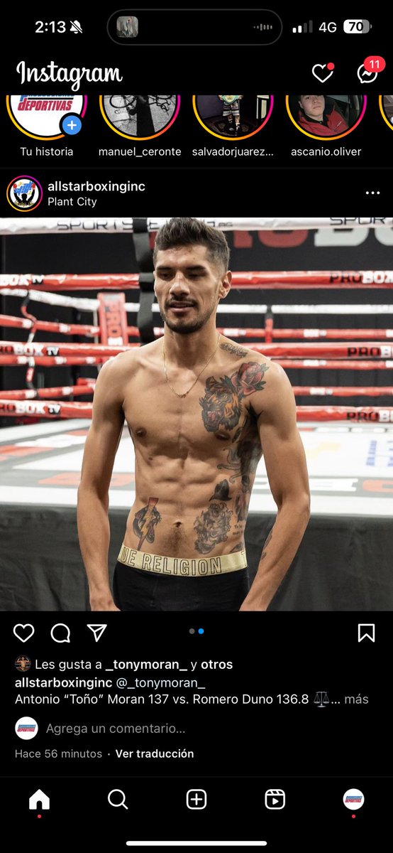 🥊💣 Mañana en Plant City, Florida, Antonio Morán vs. Romero Duno por <a href="/ProBoxTvEspanol/">ProBox TV Español</a> 
 
<a href="/pdeportivas_/">Producciones Deportivas</a> <a href="/allstarboxing/">Tuto Zabala, Jr.</a>