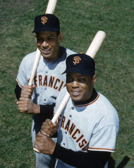 baseballinpix's tweet photo. Orlando Cepeda and Willie Mays https://t.co/NyenBY20ox